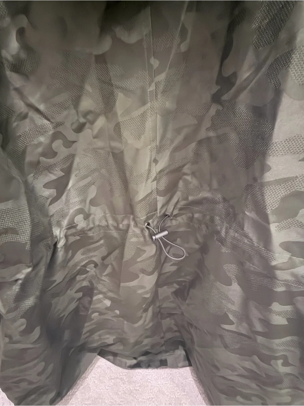 Michael Kors Dark Olive Camo Hooded Field Jacket